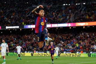 Raphinha dice que los jugadores de Barcelona "tienen hambre" y quieren más goles