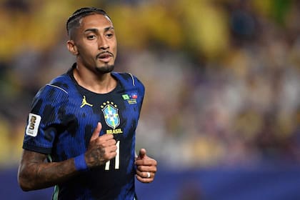 Raphinha (Photo by Mauro PIMENTEL / AFP)