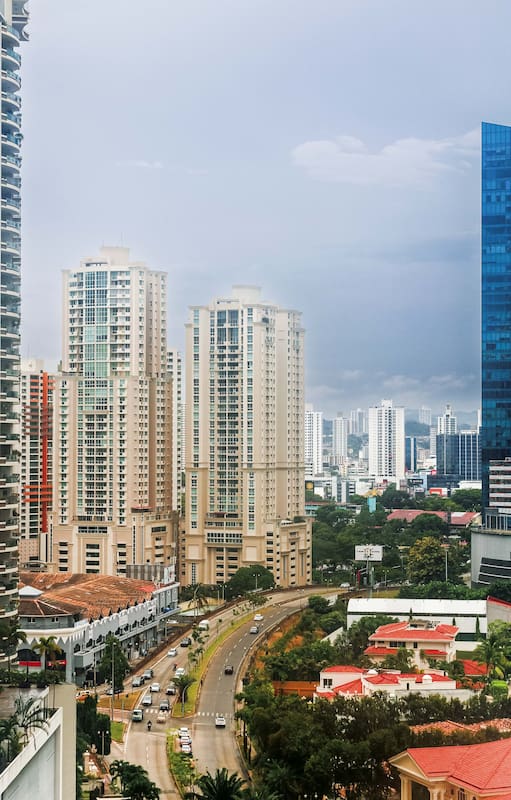 Rascacielos en Punta Pacífica, una de las zonas modernas de la capital.