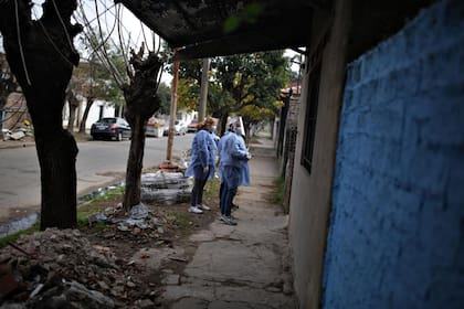 Rastreos de casos de coronavirus en Gregorio de Laferrere