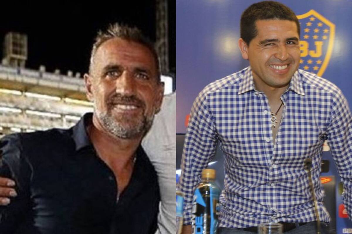 Raúl Cascini y Juan Román Riquelme