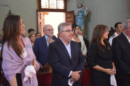 Raúl Jalil cuando recibió a Victoria Villarruel en Catamarca