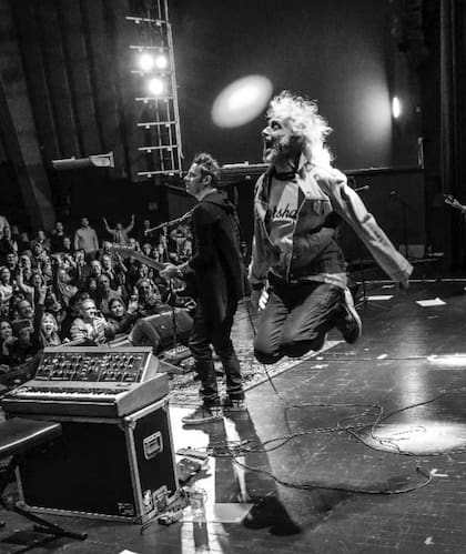 Raúl Porchetto, durante su último concierto en el auditorio de Belgrano