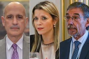 Raúl Rigo, Claudia Balestrini y Jorge Domper