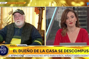 Raúl, un jubilado de Lomas de Zamora, se quebró al dar su testimonio