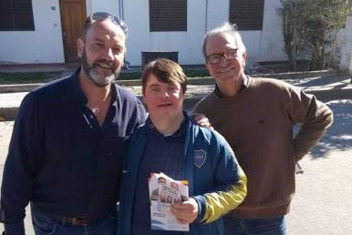 Rauli, con síndrome de Down, es candidato a concejal en Laboulaye