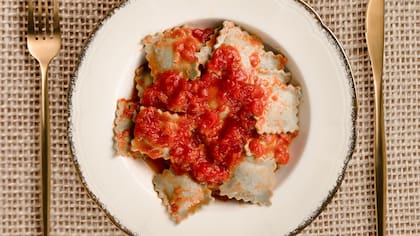 Raviolis a base de harina de lupino. Foto gentileza de: Fresca
