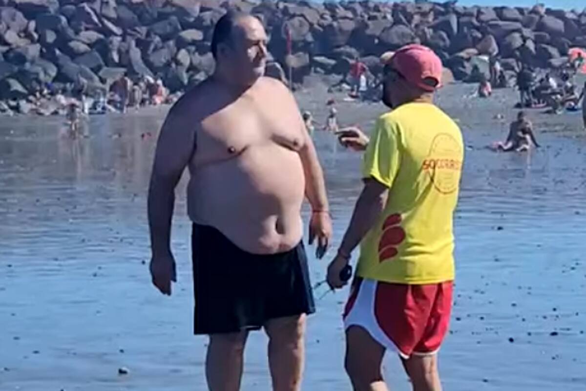 Rawson: echaron a los guardavidas que se pelearon con un turista que se quería meter al mar en una zona prohibida