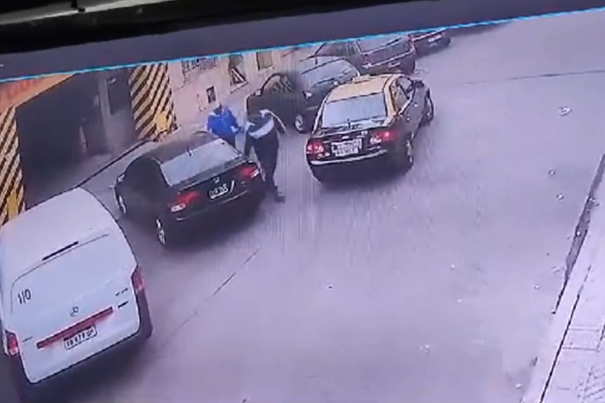 Rayó un auto y lo atraparon