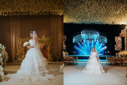 Rayssa Scheffer, la hija de Elusmar, se casó en una boda llena de lujos