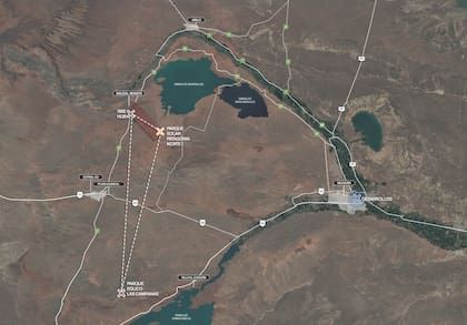 RBE en relación con el Parque Solar Patagonia Norte I y el Parque Eólico Las Campanas, los proyectos de generación de Akros que diversifican la matriz energética de Neuquén.