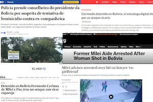 Así reaccionaron los principales medios del mundo a la detención del exasesor de Milei en Bolivia