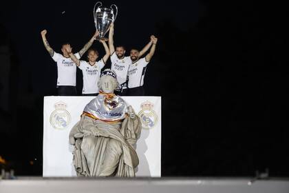 Real Madrid celebró a lo grande su Champions League número 15 ante medio millón de hinchas