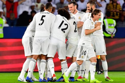 Real Madrid festeja en Abu Dhabi