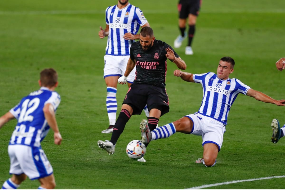 Real Madrid no pudo frente a Real Sociedad. El último campeón igualó 0 a 0 en su presentación