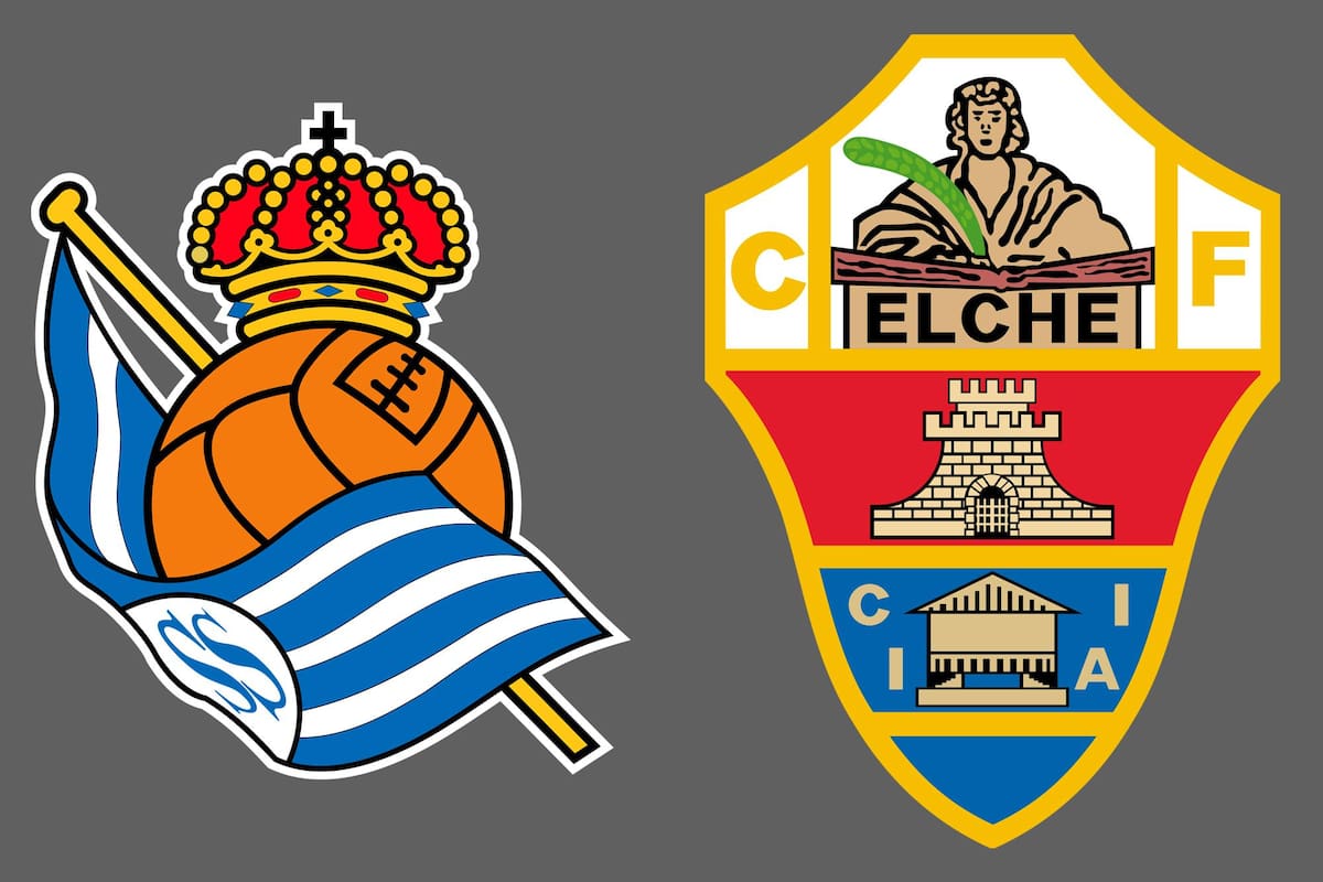 Real Sociedad y Elche disputaron uno de los encuentros de la jornada del fútbol español