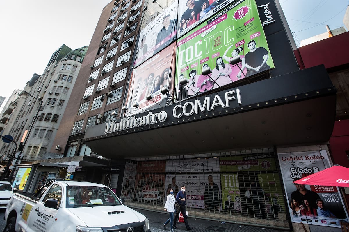 Reapertura de las salas de teatro en Caba. Multiteatro Comafi