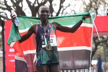 Rebecca Kangogo Chesir tuvo un impresionante rendimiento en la prueba de Buenos Aires