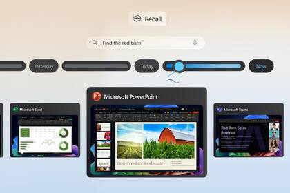 Recall es el nuevo historial inteligente de Windows; permite buscar entre todo lo que hicimos durante el día, sea texto, o algo que apareció en una imagen