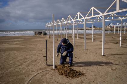 Recién ahora los balnearios comenzaron a desmantelar sus instalaciones