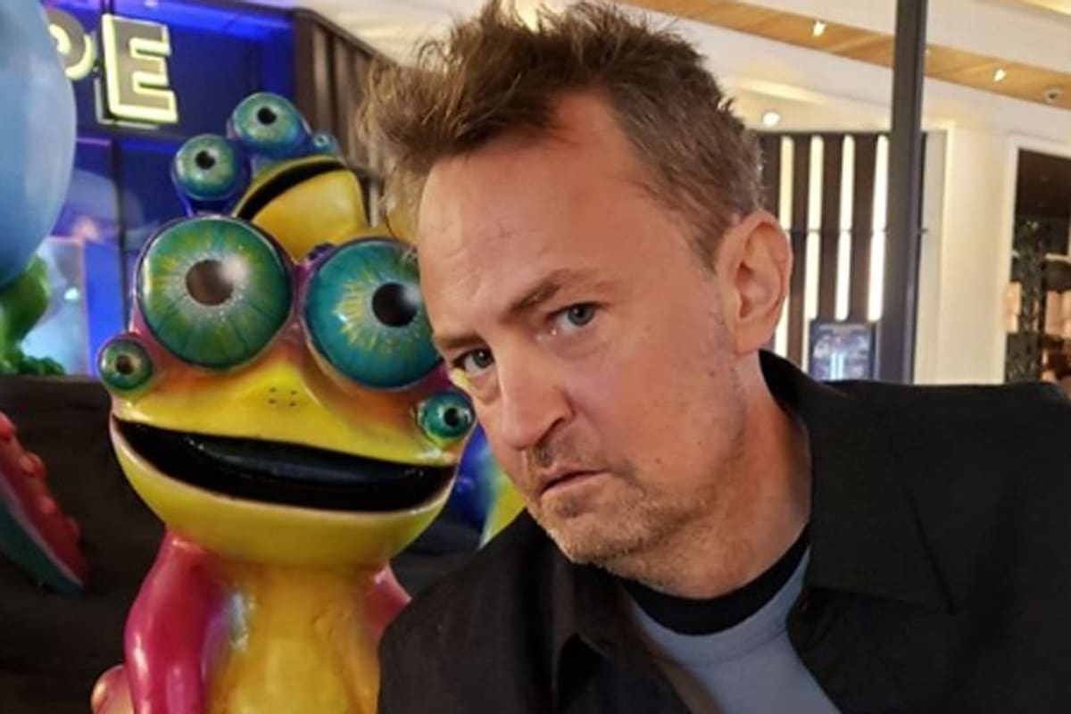 Recién llegado a Instagram, Mathew Perry le dedicó un posteo de San Valentína su novia, Molly Hurwitz