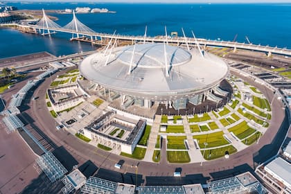 Recientemente inaugurado, la sede mundialista de San Petersburgo es el estadio más caro del mundo