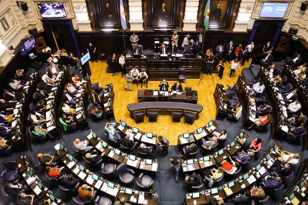 Recinto de la Cámara de Diputados de la provincia de Buenos Aires