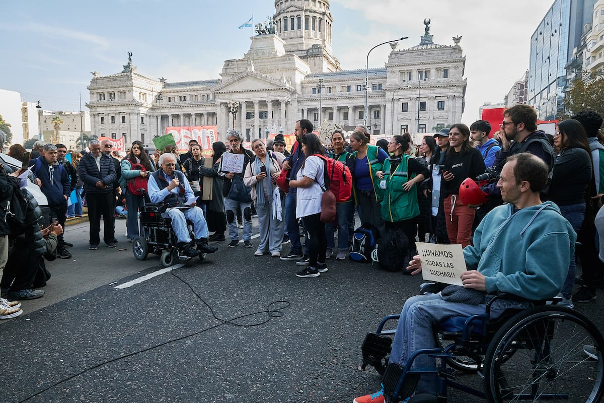 Reclamo de personas con discapacidad en el Congreso