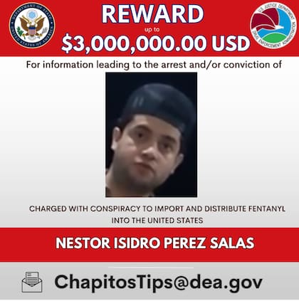 Recompensa por Néstor Isidro Pérez Salas
