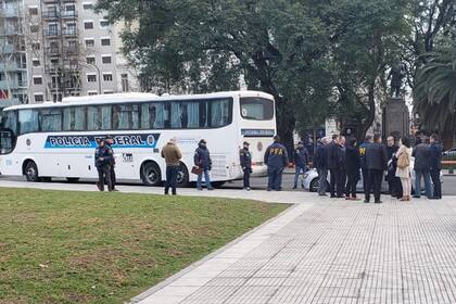 Reconstrucción de homicidio en Plaza Congreso