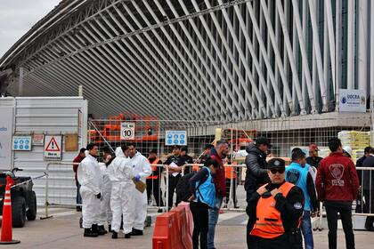 Reconstrucción y peritajes en el derrumbe en el aeropuerto de Ezeiza