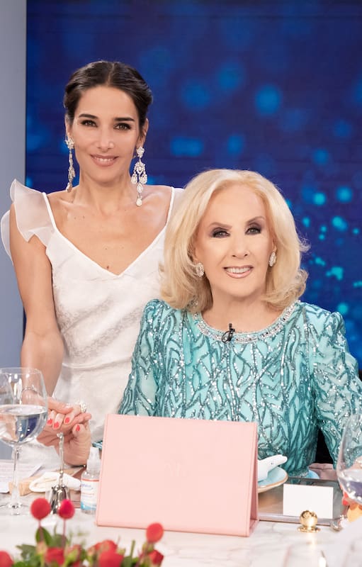 Récord internacional. Mirtha Legrand y Juana Viale, ante el desafío de la vigencia de un programa que lleva 54 años en el aire