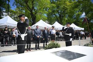 Recordaron a los tres uniformados porteños fallecidos este año en actos de servicio