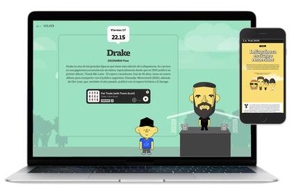 Recorridos interactivos y personalizados con una selección de lo mejor del Lollapalooza, otra propuesta ganadora