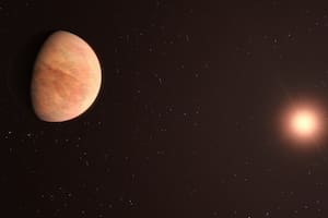 Recreación artística del sistema planetario L 98-59