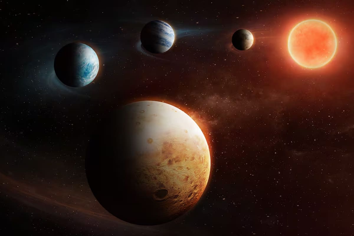 Recreación del sistema planetario LHS 1903