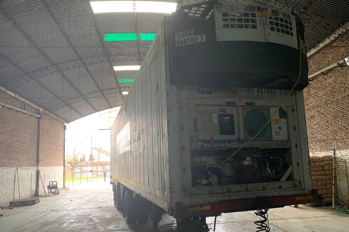 Recuperaron 30 toneladas de langostinos y pescados de exportación robados por piratas del asfalto