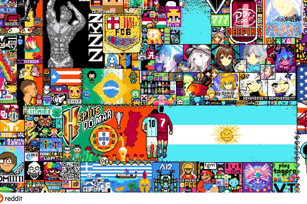 Reddit Place. Una obra de arte colectiva