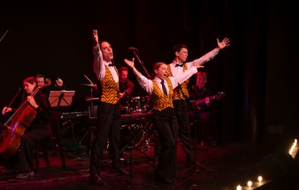 Referentes de la comedia musical en una obra que homenajea a la música
