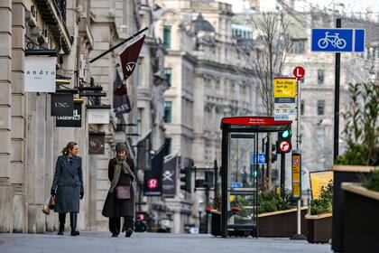 Regent Street, una de las principales calles comerciales de Londres