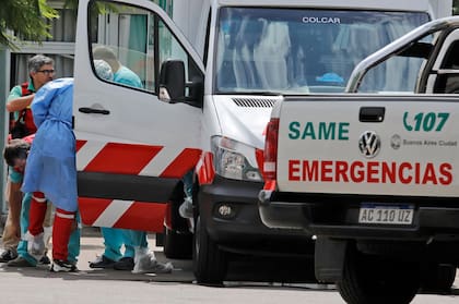 El personal del SAME participa de la aplicación del protocolo sanitario por el brote de coronavirus