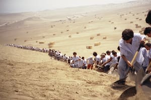 Registro de la acción Cuando la fe mueve montañas (2002)