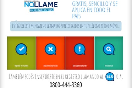 Registro Nacional No Llame