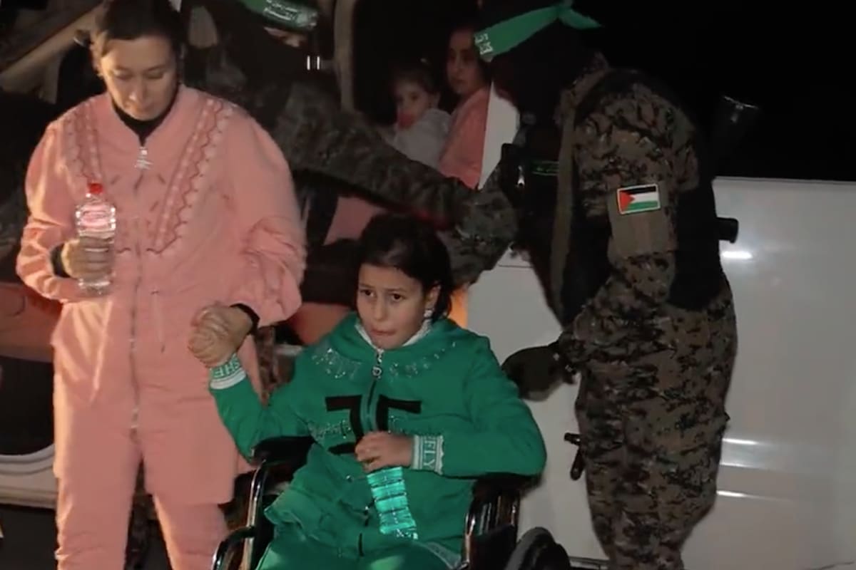 Rehenes israelíes liberados por Hamas