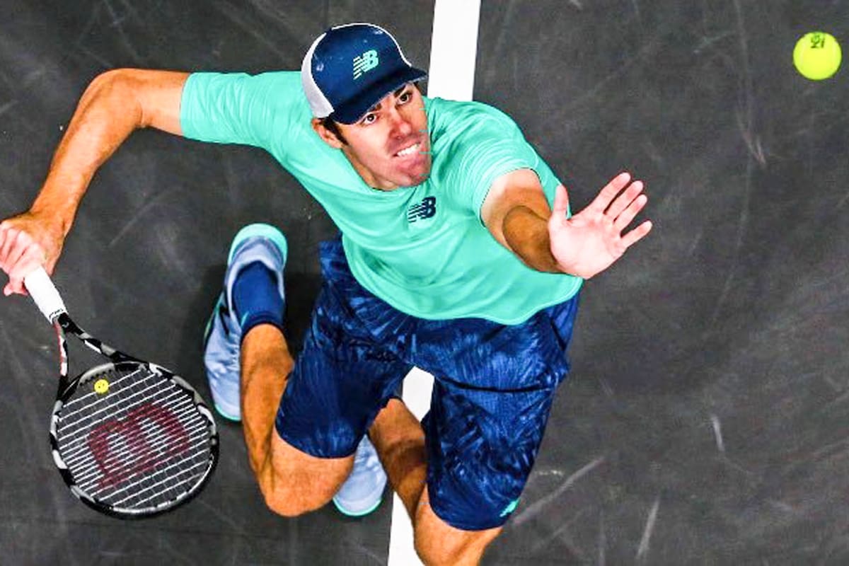 Reilly Opelka, el jugador mas alto del circuito, enfrentará a Del Potro