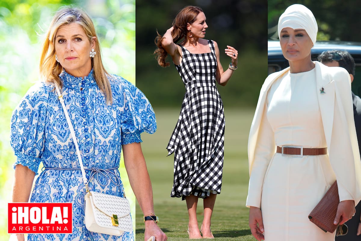 Reina Máxima (55), Kate Middleton (44) y la jequesa Moza bint Nasser Al-Missned (66)