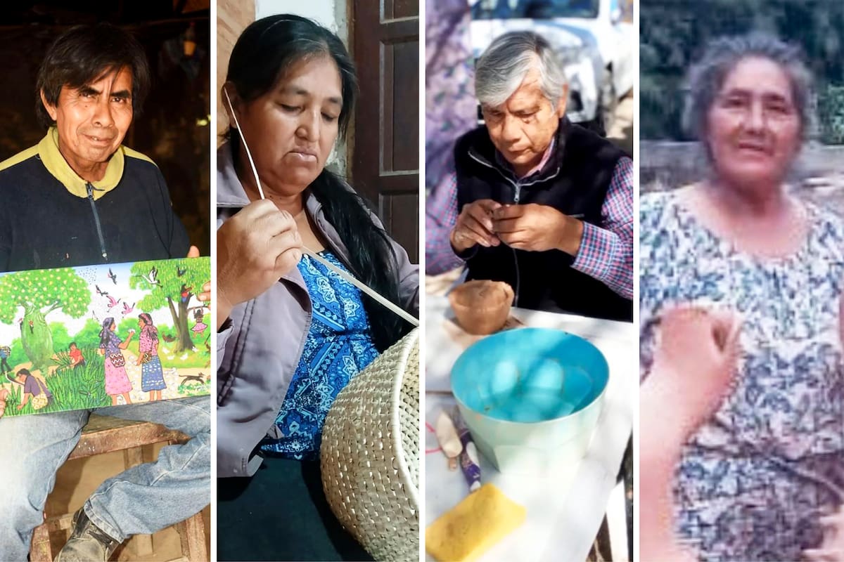 Reinaldo Prado, Yolanda Abrigo, Delfín Gerónimo y Elida Salteño
