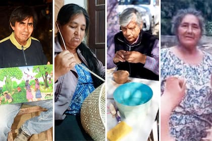 Reinaldo Prado, Yolanda Abrigo, Delfín Gerónimo y Elida Salteño