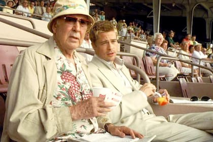Reiner junto a Brad Pitt en La gran estafa
