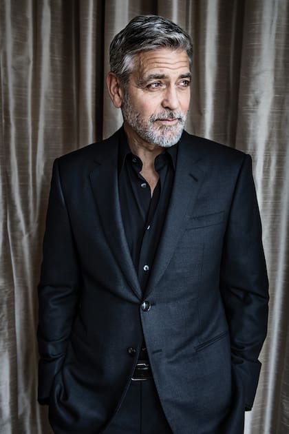 Relajado y de buen humor, una constante en George Clooney
